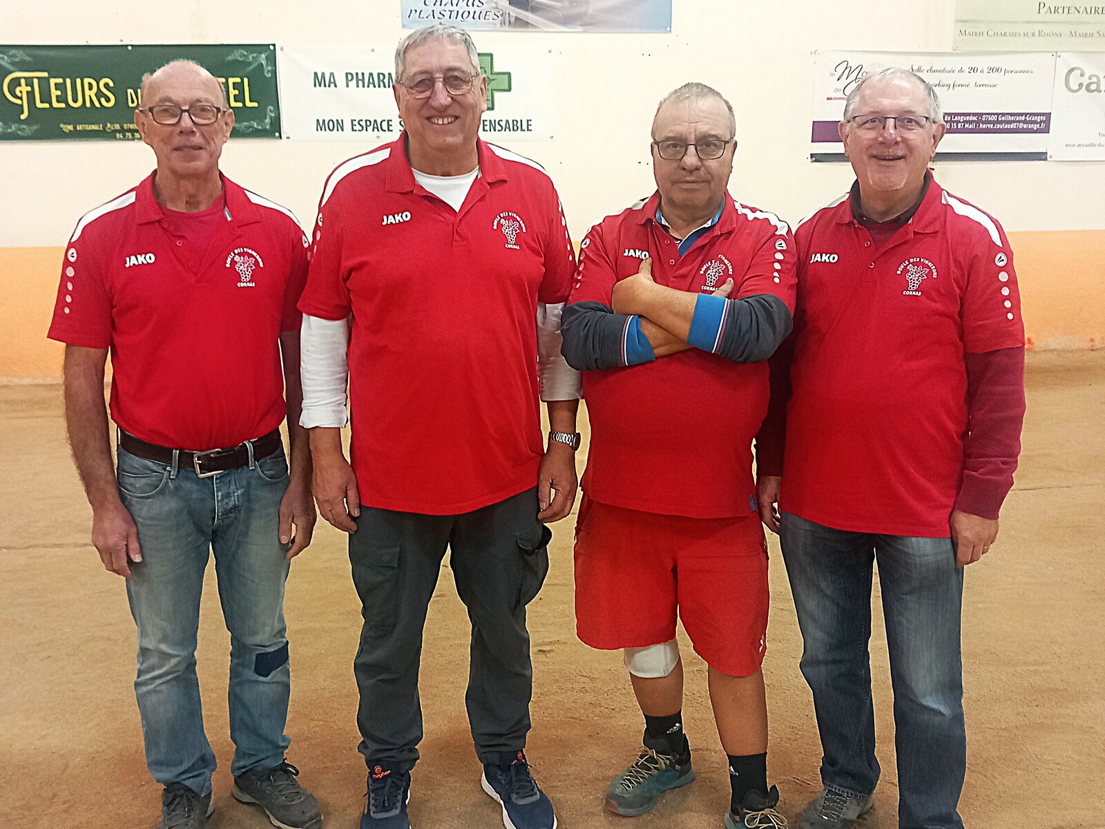 L' équipe de Pierre Plantier sur les jeux à Charmes sur Rhône