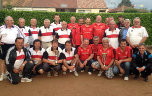 La Boule des Vignerons Championne de l'Ardèche des A.S 3/4 division 2013