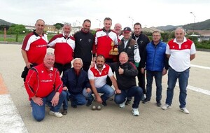 La boule des Vignerons de Cornas remporte les A.S 3/4 du Secteur de Tournon 2022
