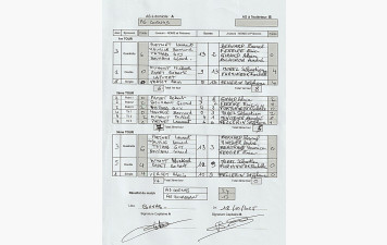 CHAMPIONNAT DES A.S 3/4 DIVISION 2025/2026 2ème Journée feuille de match Cornas - Eclassan