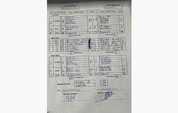 CHAMPIONNAT DES A.S 3/4 DIVISION 2025/2026 4ème Journée feuille de match Asb Guilherand-Granges - Cornas