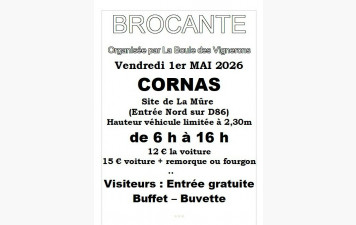 Brocante du Vendredi 1er Mai 2026