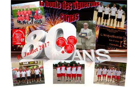 80 ans de La Boule des Vignerons de Cornas