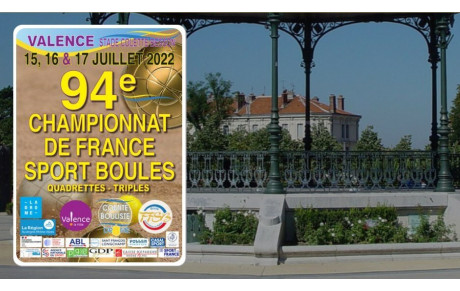 Championnat de France à Valence, Le tirage pour notre équipe ......