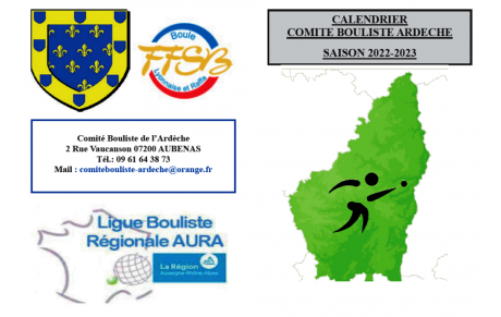 Calendrier CBD 07  Saison 2022/2023