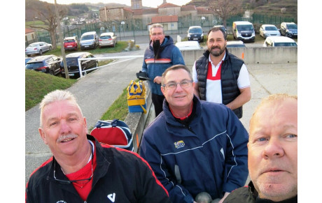En route pour le Puy en Velay pour l'équipe Saint-André