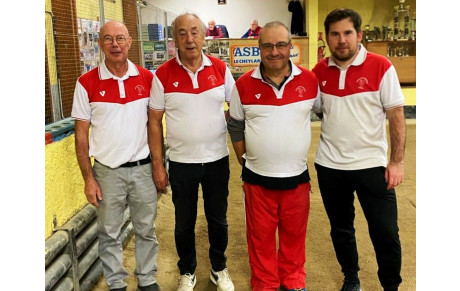 L'équipe de Pierre Plantier en 1/2 finale au Cheylard