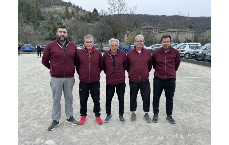 Pas loin du graal pour l'équipe de Jean Claude Vidil ........