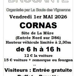Brocante du Vendredi 1er Mai 2026