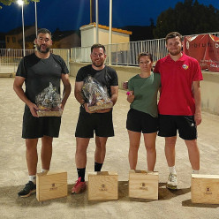 Pierre Valprados et Corentin Ruiz-Vey remportent le 32 doublettes 3/4 de Serves sur Rhône